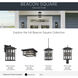 Beacon Square 1 Light 14.25 inch Textured Black Outdoor Wall Sconce, Medium